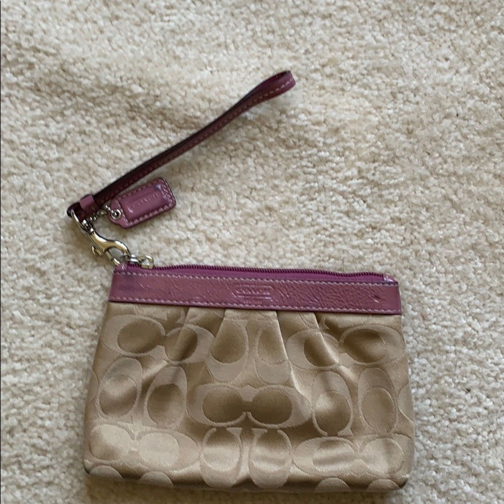Coach wristlet
